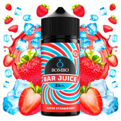 Aroma Super Strawberry Ice 24ml (Longfill) - Bar Juice by Bombo
