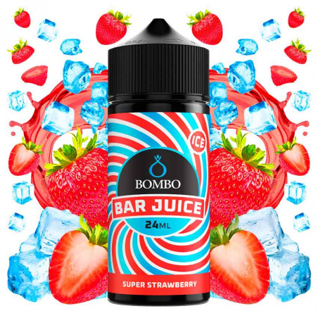 Aroma Super Strawberry Ice 24ml (Longfill) - Bar Juice by Bombo
