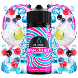 Gin & Berries Ice 100ml - Bar Juice by Bombo